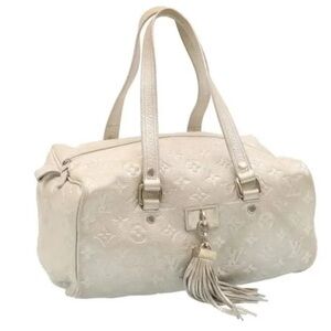 LV silver monogram satchel